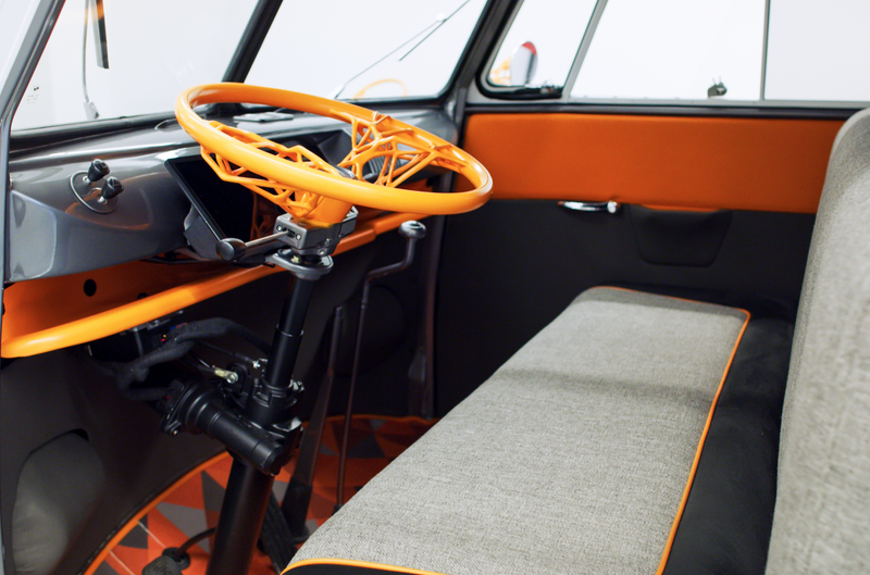 Illustration for article titled Volkswagen's Research Lab Turned an Old Microbus Into an EV Technology-Crammed Concept Vehicle